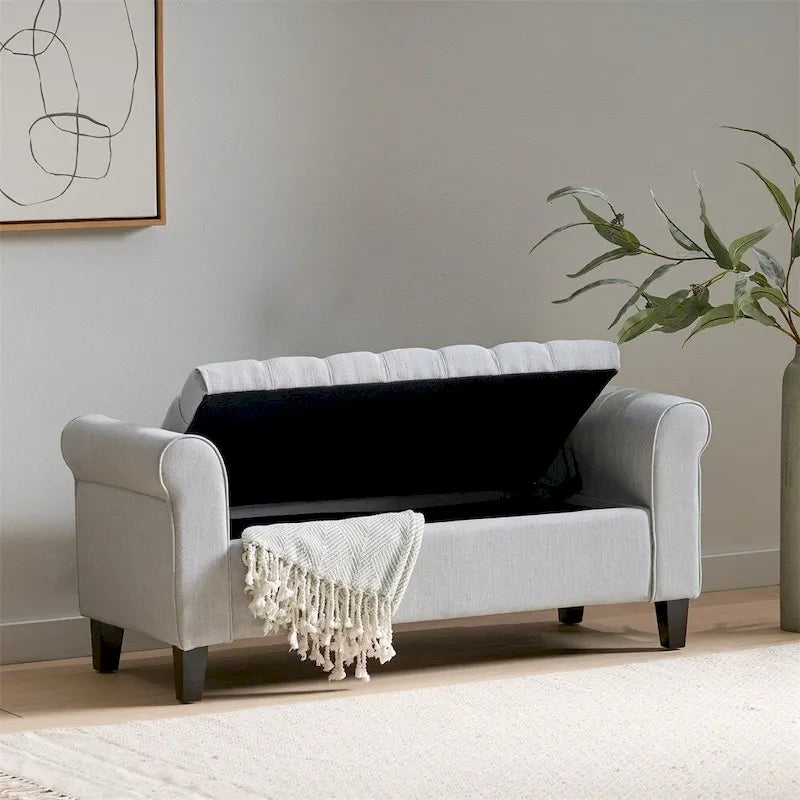 Banc de rangement armé Hayes