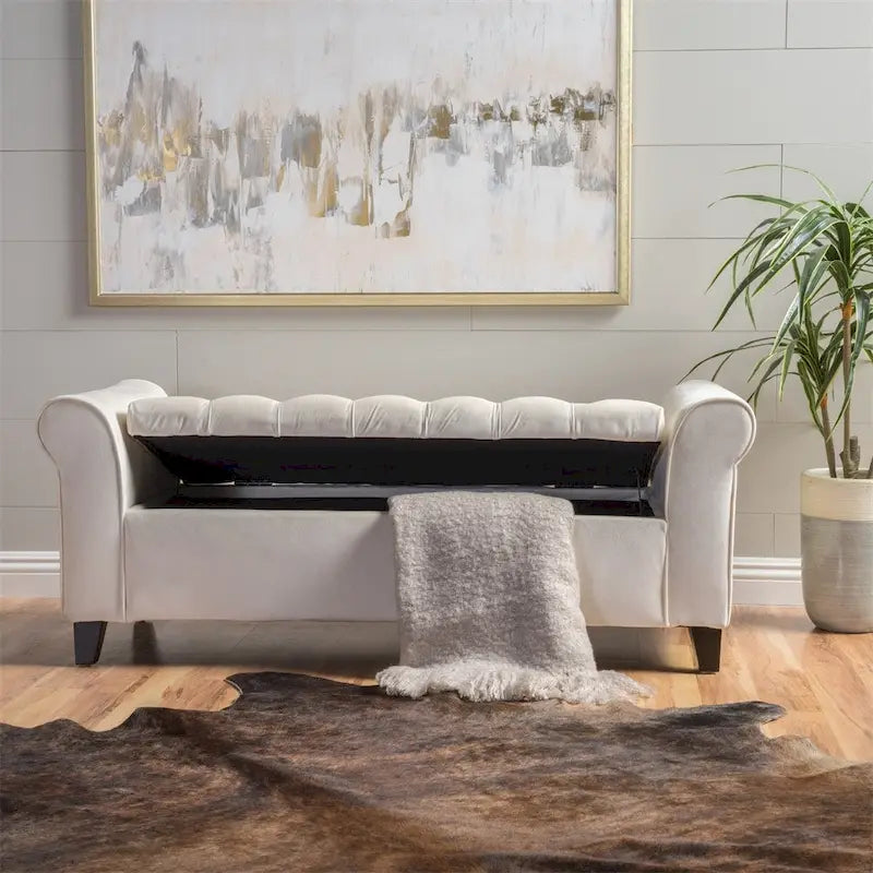 Banc de rangement armé Hayes
