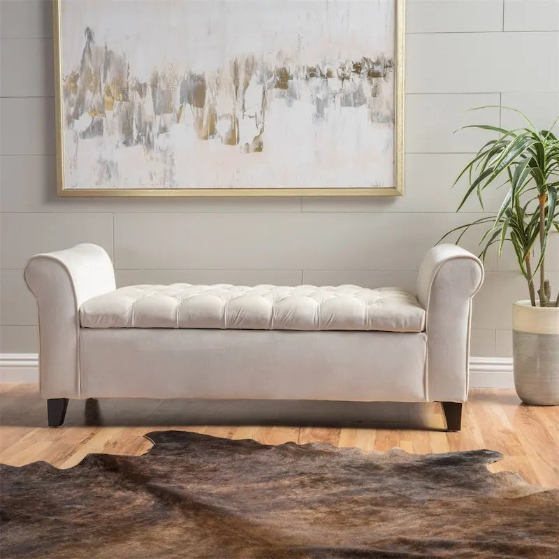 Banc de rangement armé Hayes