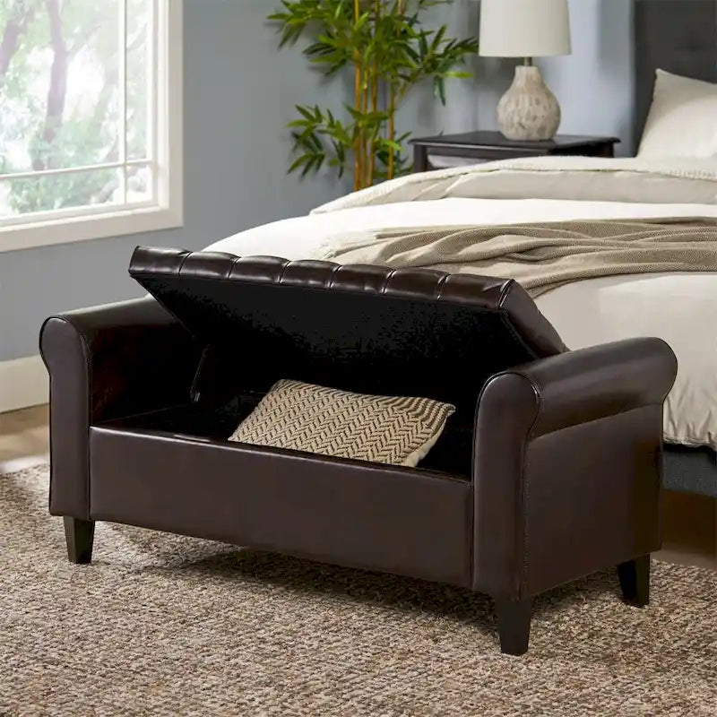 Banc de rangement armé Hayes