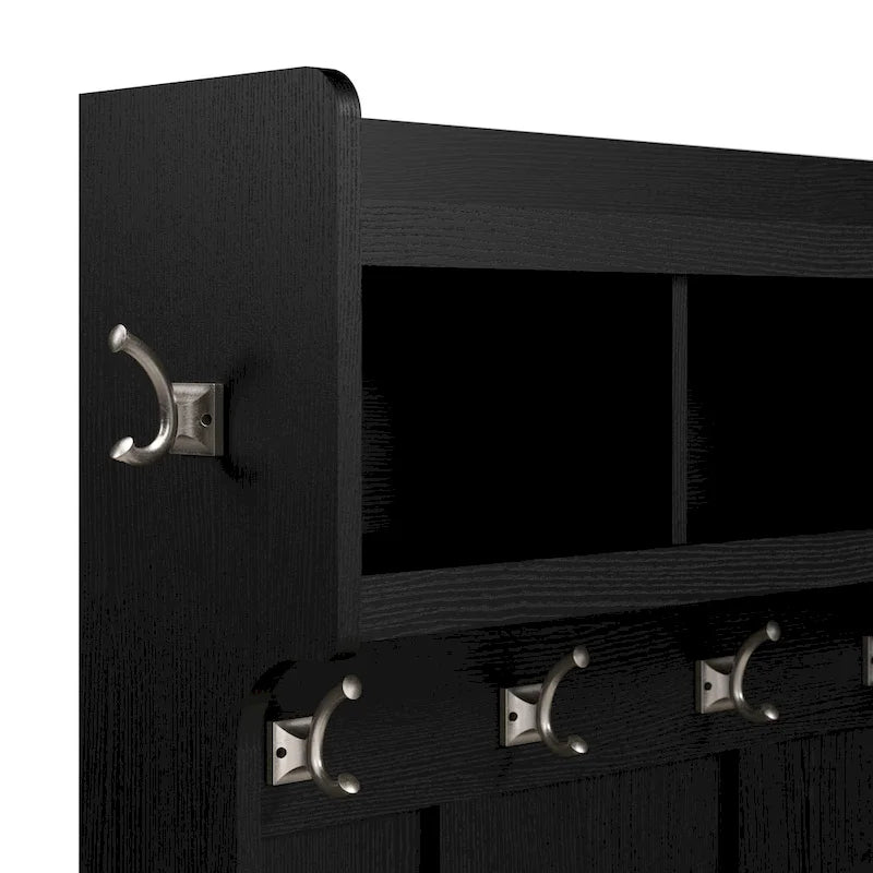 Meuble d'entrée et banc à chaussures Woodland 40W avec étagères de Bush Furniture