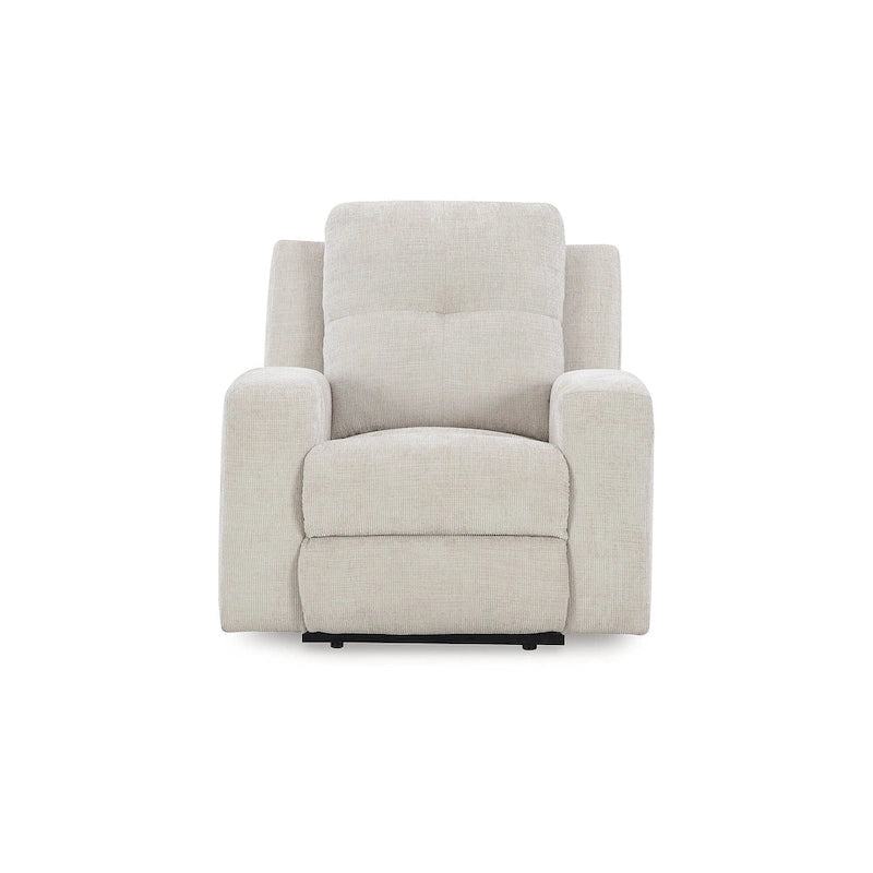 Fauteuil inclinable zéro dégagement, revêtement en polyester capitonné