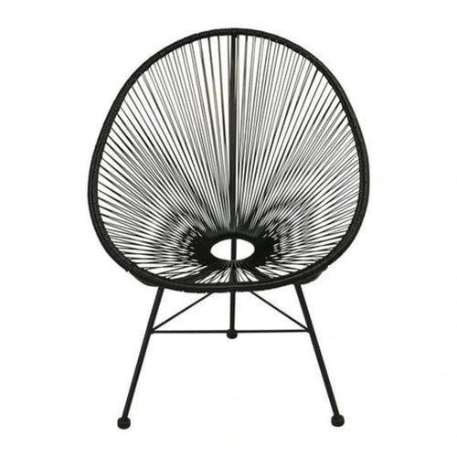 Acapulco outdoor/indoor lounge chair, Black