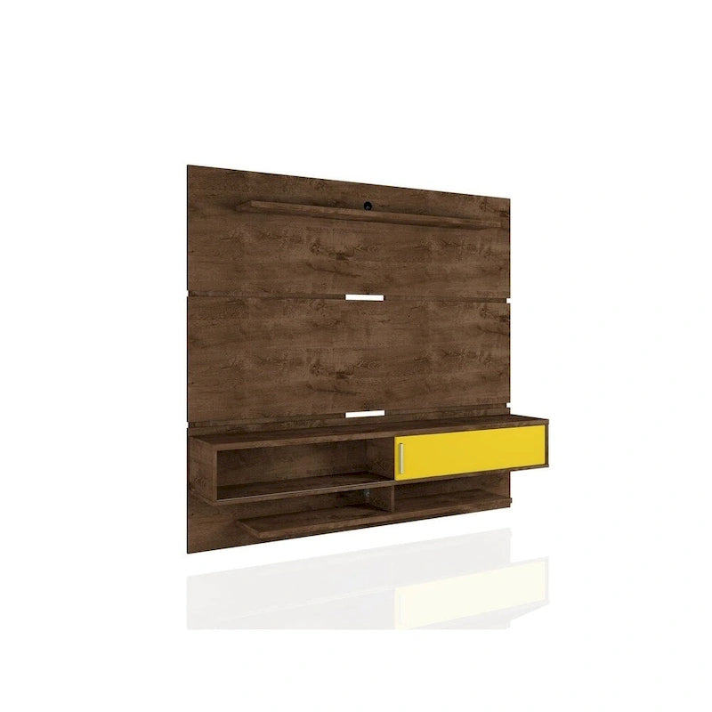 Meuble TV flottant avec étagères