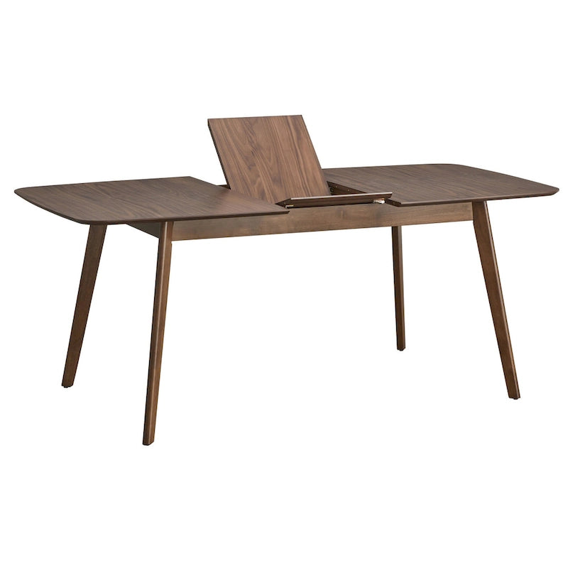 Table à manger extensible avec rallonge papillon, style Mid-Century