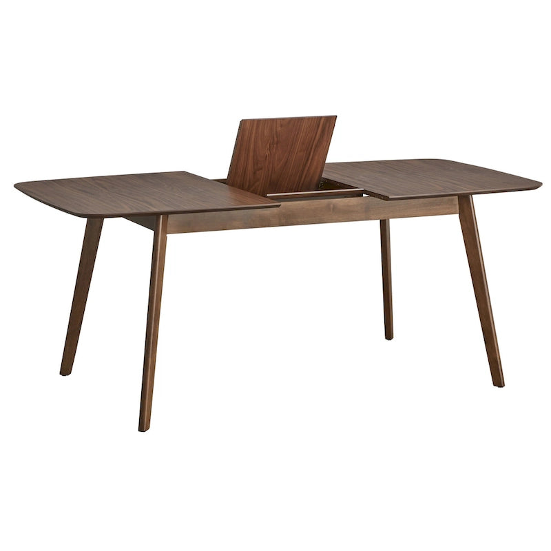 Table à manger extensible avec rallonge papillon, style Mid-Century