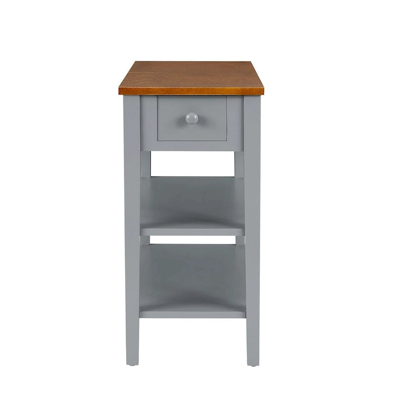 Table d'appoint avec station de recharge, Table d'appoint avec rangement