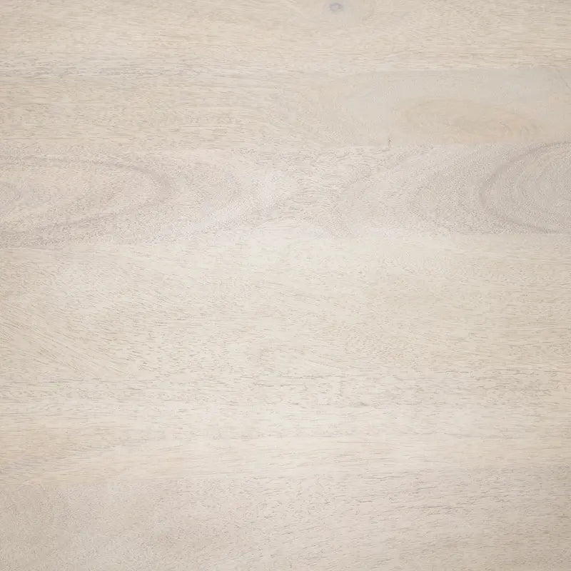 Table basse hexagonale noire en bois massif avec rangement