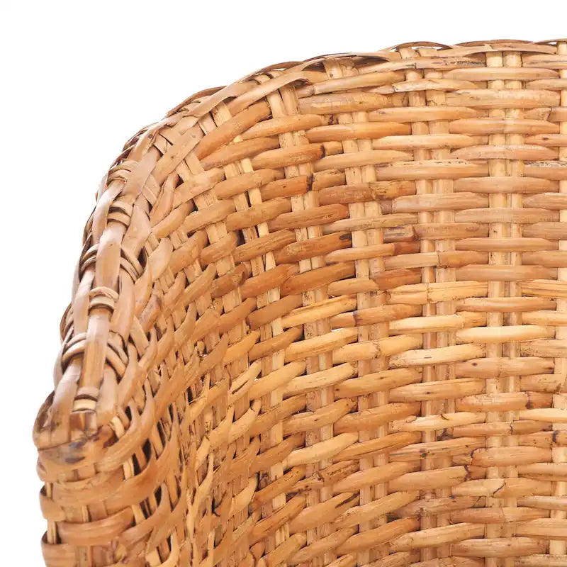 Fauteuil en rotin Barrel avec coussin – 29Lx27Px33H