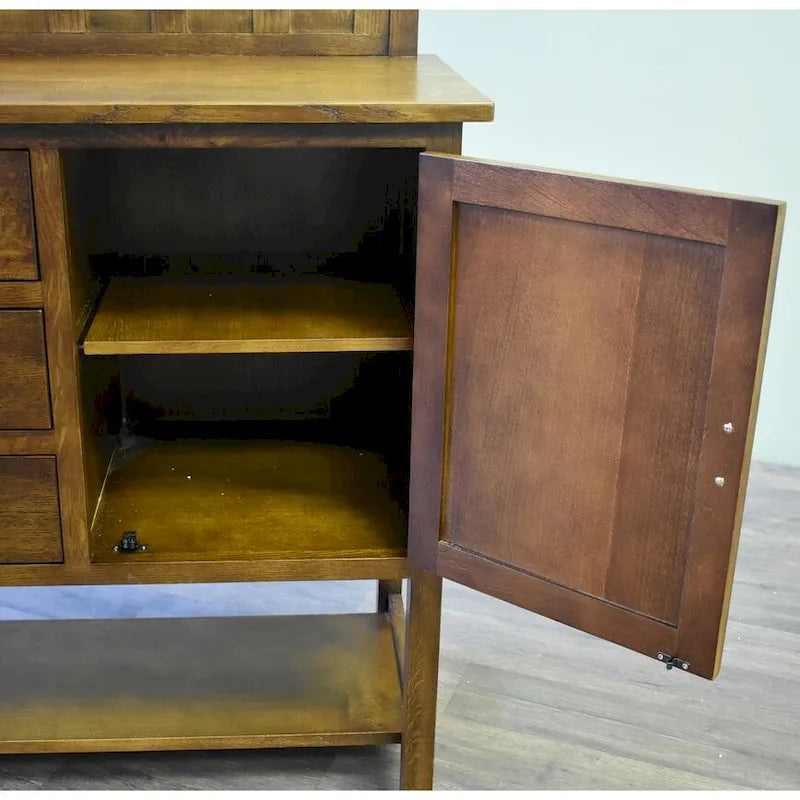 Buffet Mission avec 3 tiroirs et 2 portes - 147 cm