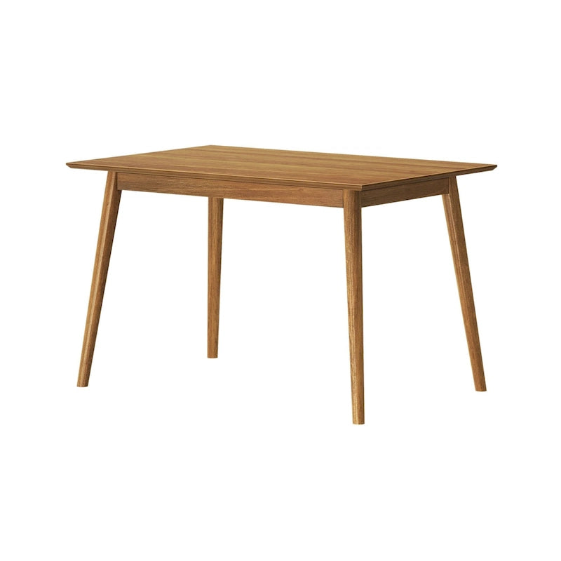 Table à manger moderne du milieu du siècle, 48 pouces, en pin massif