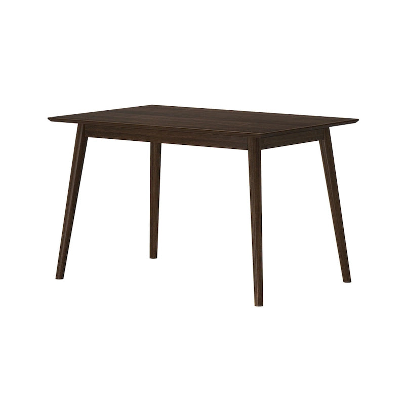 Table à manger moderne du milieu du siècle, 48 pouces, en pin massif