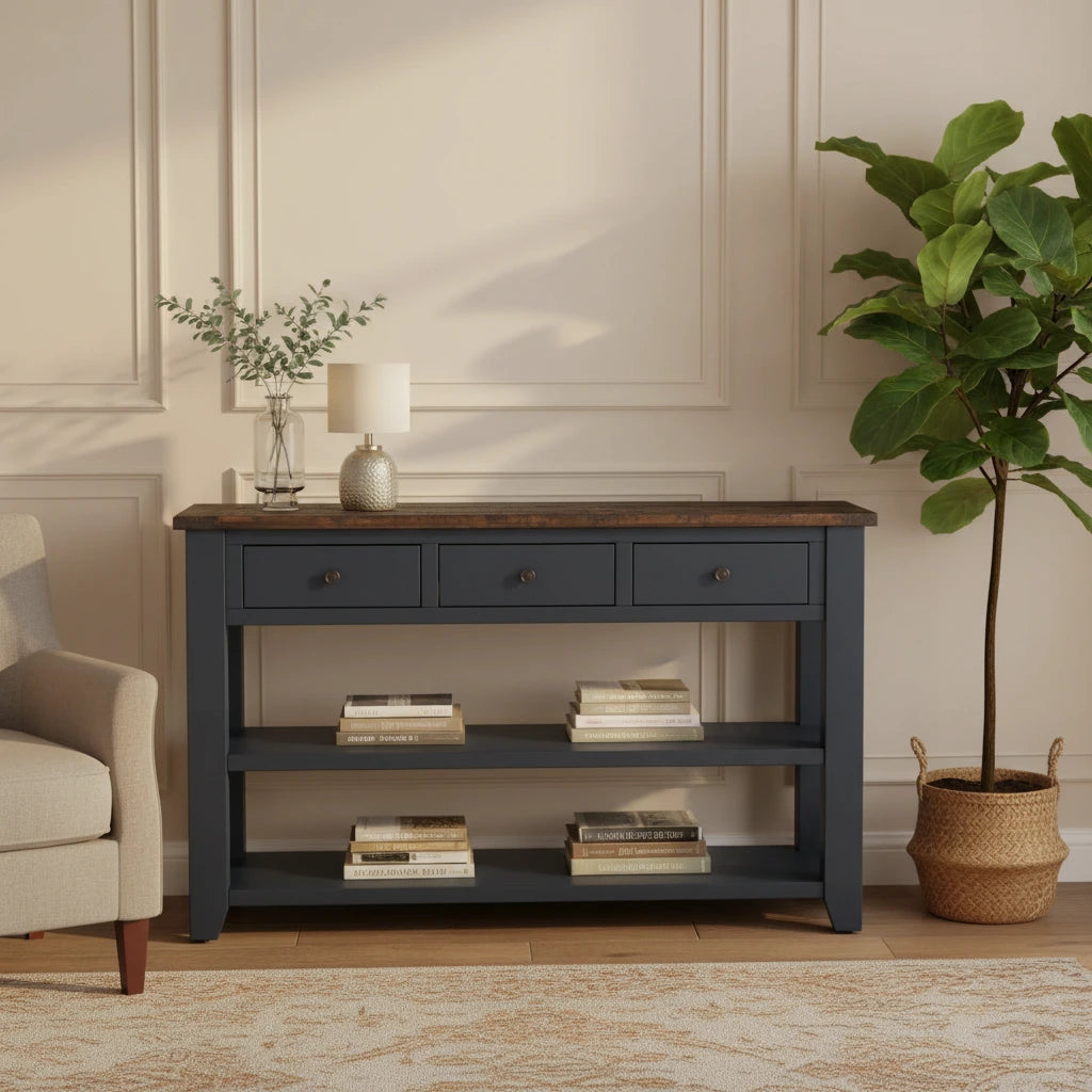 Modern Solid Wood Sofa Table