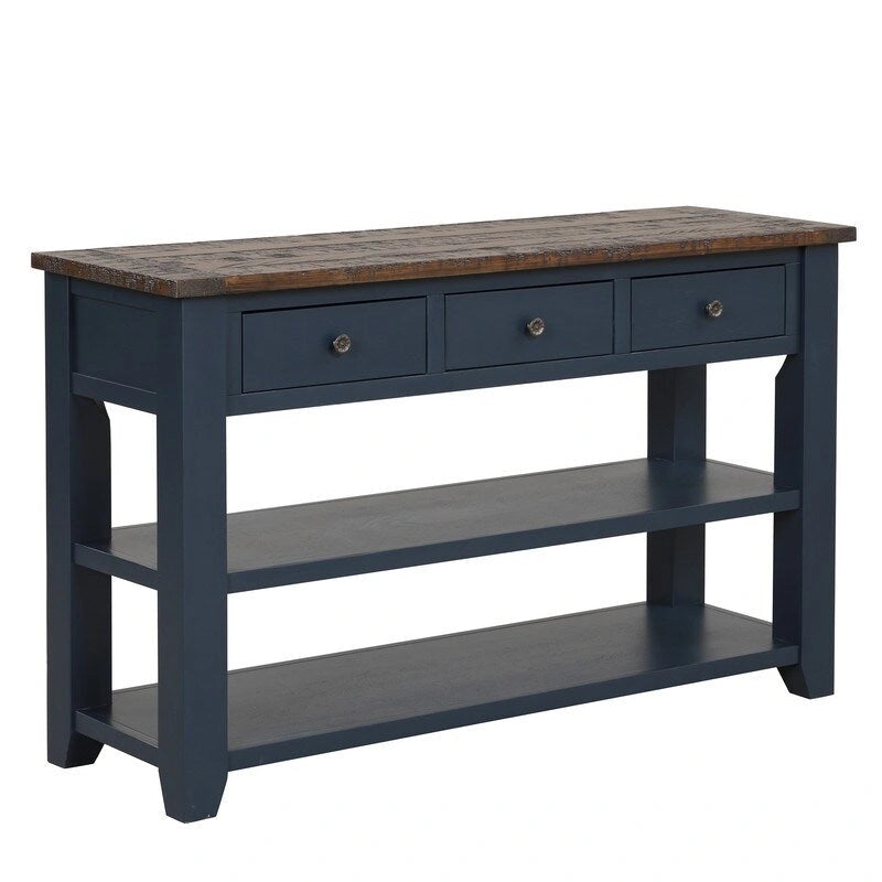 Table de canapé moderne en bois massif