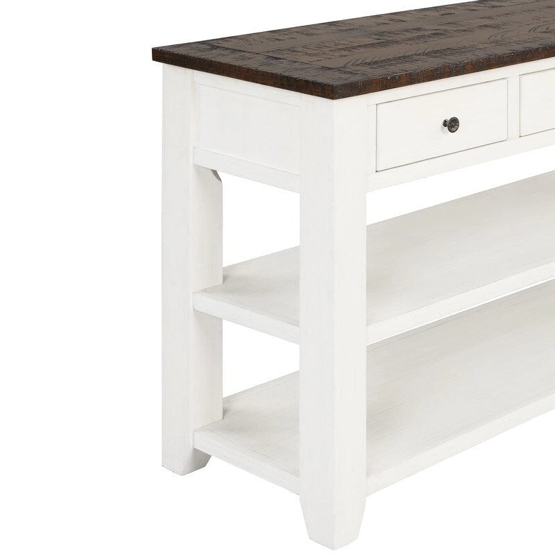 Table de canapé moderne en bois massif