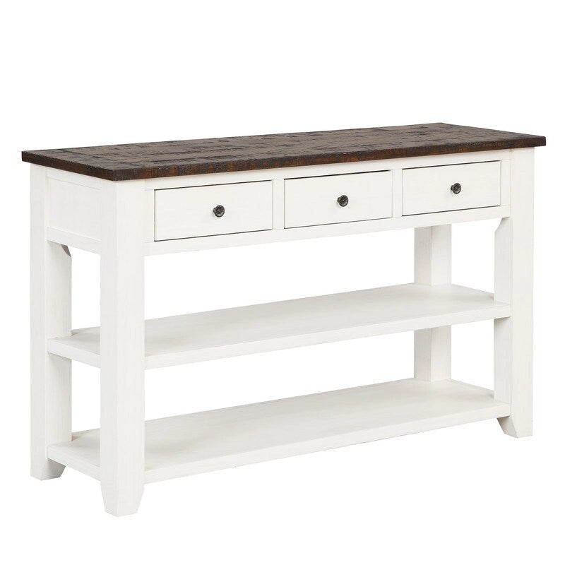 Table de canapé moderne en bois massif