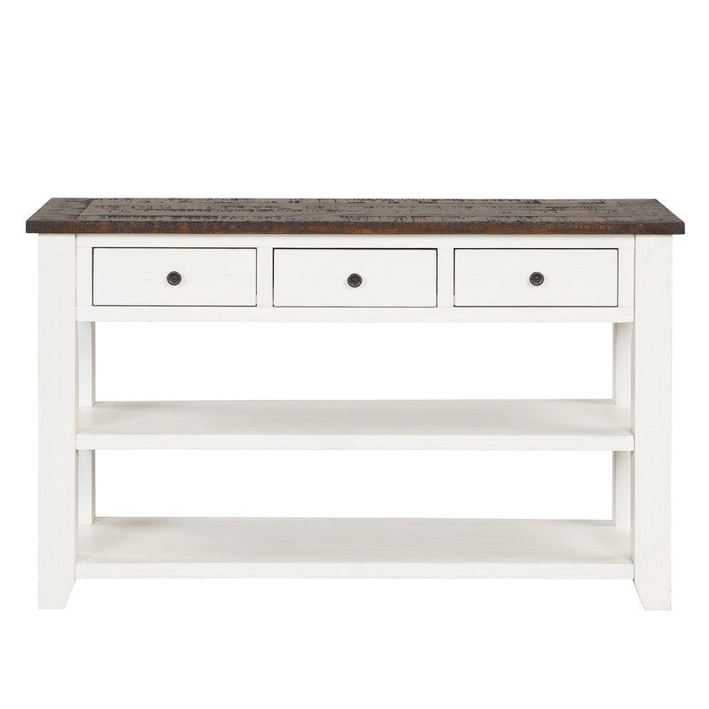 Table de canapé moderne en bois massif