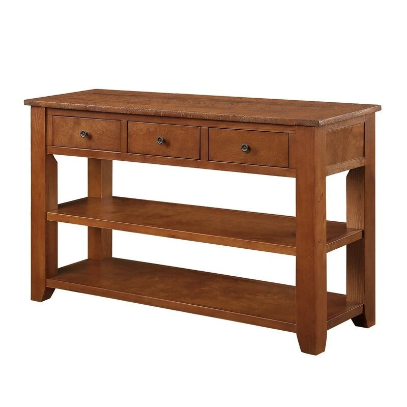 Table de canapé moderne en bois massif