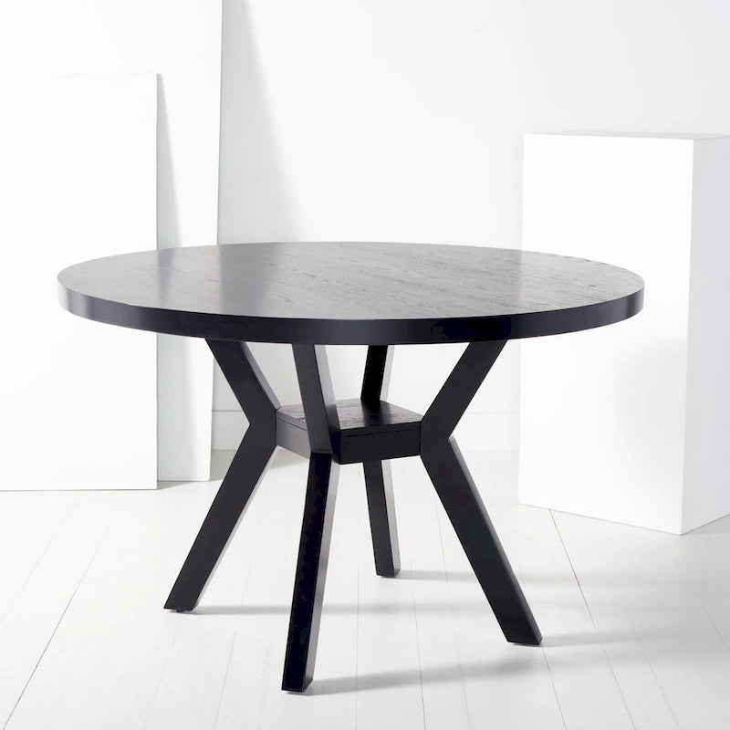 Table à manger ronde en bois - 48 la.x48 prof.x30 H
