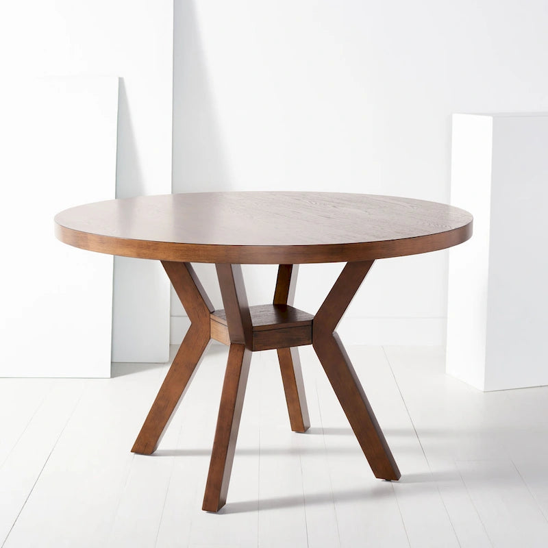 Table à manger ronde en bois - 48 la.x48 prof.x30 H